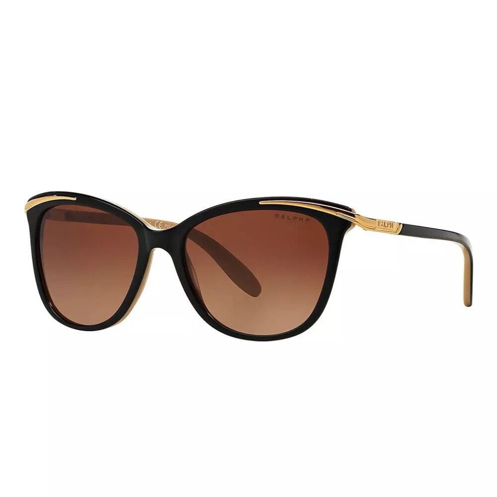 Ralph Lauren sunglasses 5203 1090T5 Black Plastic Sunglasses Brown Gradient
